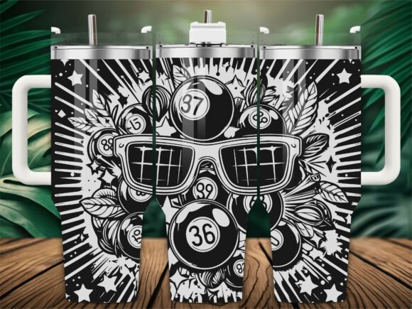 Bingo Ball Sunglasses 40oz Tumbler Embroidery Review