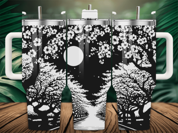 Cherry Blossom Night Moon Embroidery Review