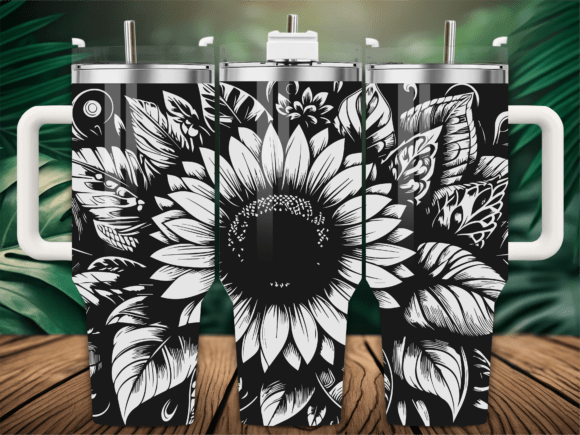 Floral Botanical Sunflower Tumbler Review