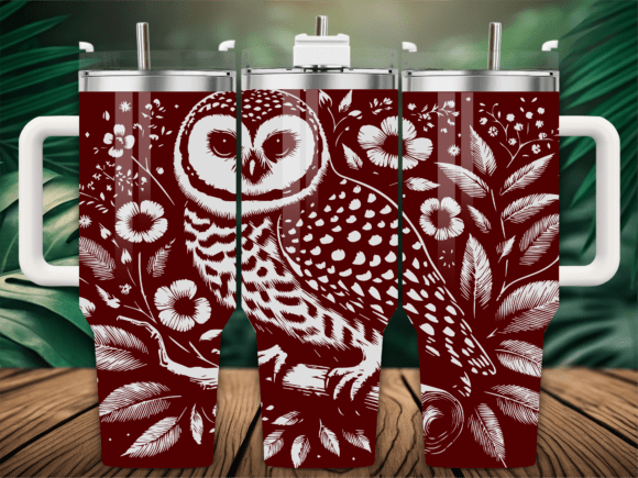 Floral Owl Boho Rose 40oz Tumbler Review