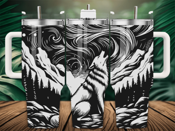 Howling Wolf Mountain Tumbler Wrap Review