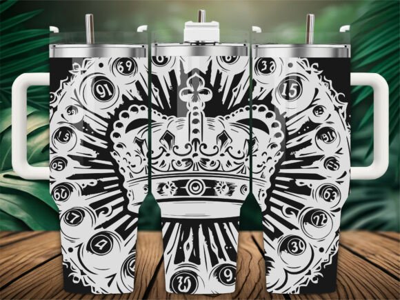Royal Bingo Queen 40oz Tumbler Embroidery Design Review