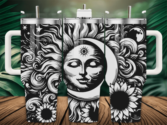 Sunflower Sun Moon Tumbler Wrap Review