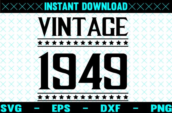 VINTAGE 1949 SVG Design Review